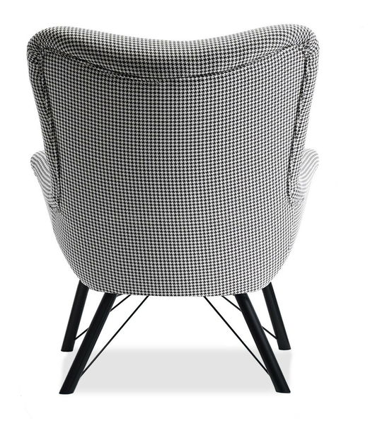 Fotoliu relax Dawntawn (alb + negru)