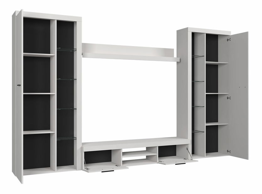 Mobilier living Rokara XL (stejar sonoma) (iluminat LED Alb)