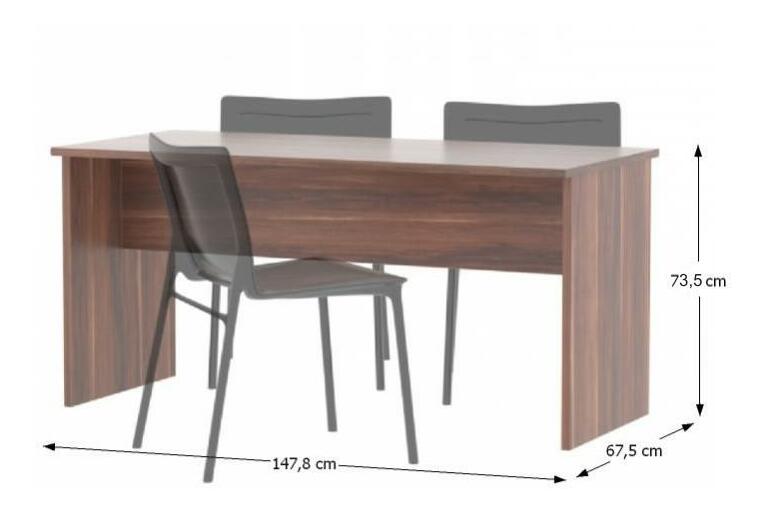 Számítógépasztal Jove Typ 08 Szilva