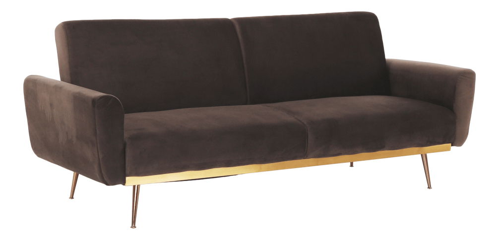Szétnyitható kanapé Fastinna (barna)