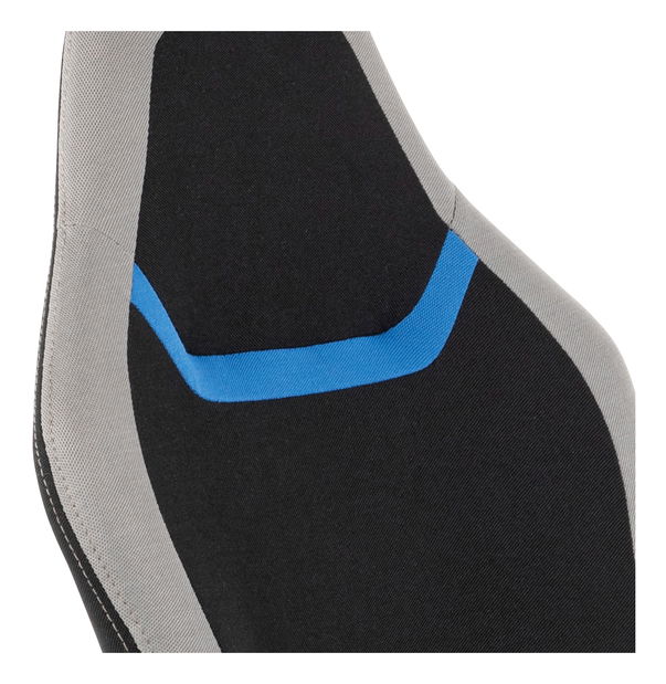 Gamer szék/fotel Leira-L611-BLUE (fekete + szürke + kék)