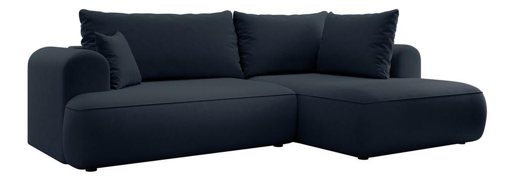 Colțar Olivo II (D) (albastru + negru)