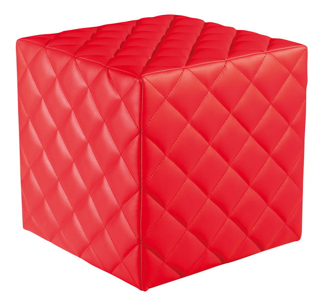 Taburetka C-909 červená