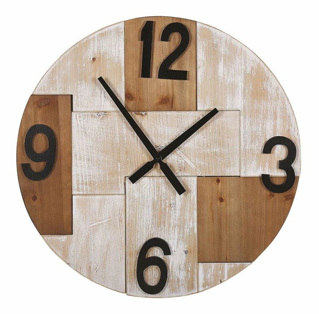 Nástenné hodiny ø 60 cm Micza (svetlé drevo)