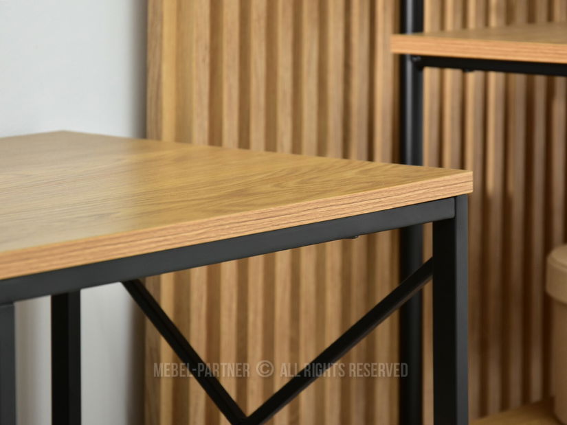 TV stolík/skrinka Jukky Stol Rtv (dub + čierna)