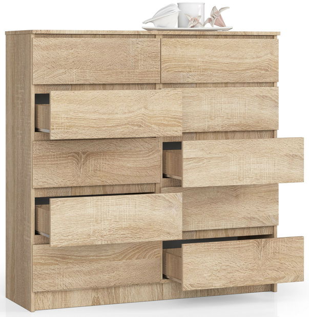 Komoda Kapil III (dub sonoma)