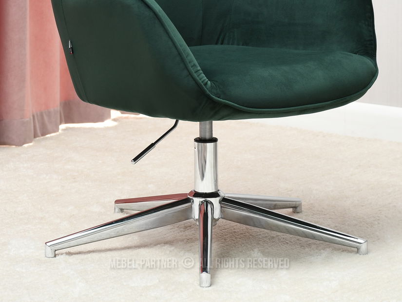 Fotoliu Truni (verde + crom)