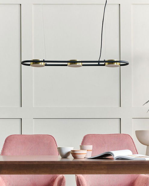 Závesné svietidlo Malza (čierna)