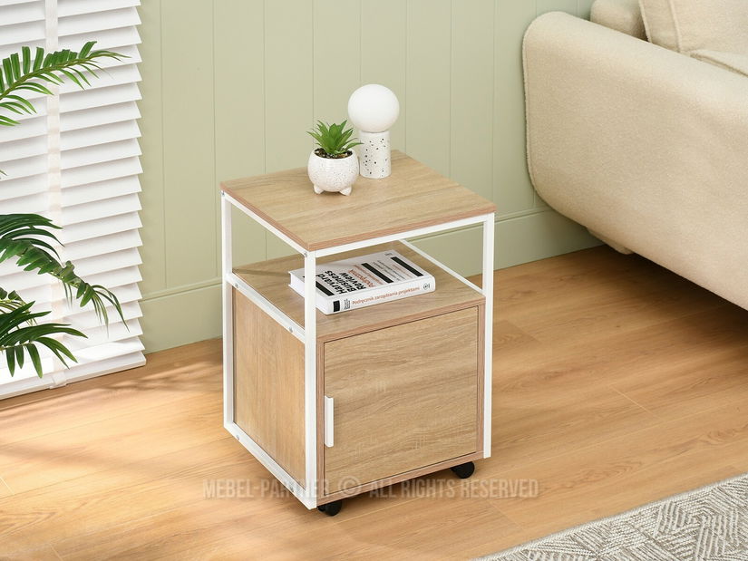 Szekrény Adlo (szonoma + fehér)