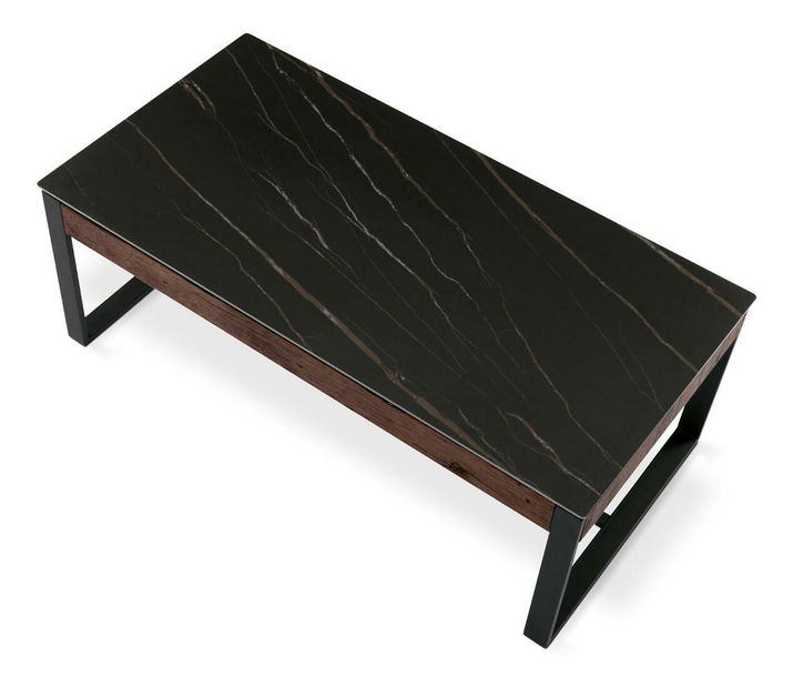 Dohányzóasztal Alberga (fekete márvány)