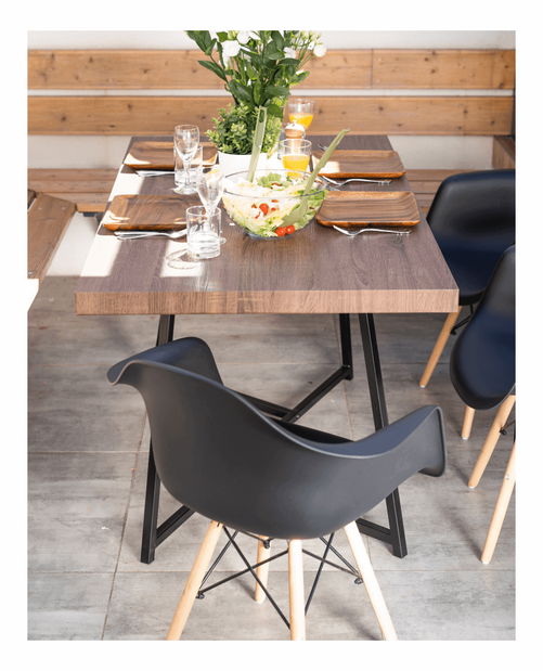 Scaun de sufragerie Damiron PC-019 (negru)