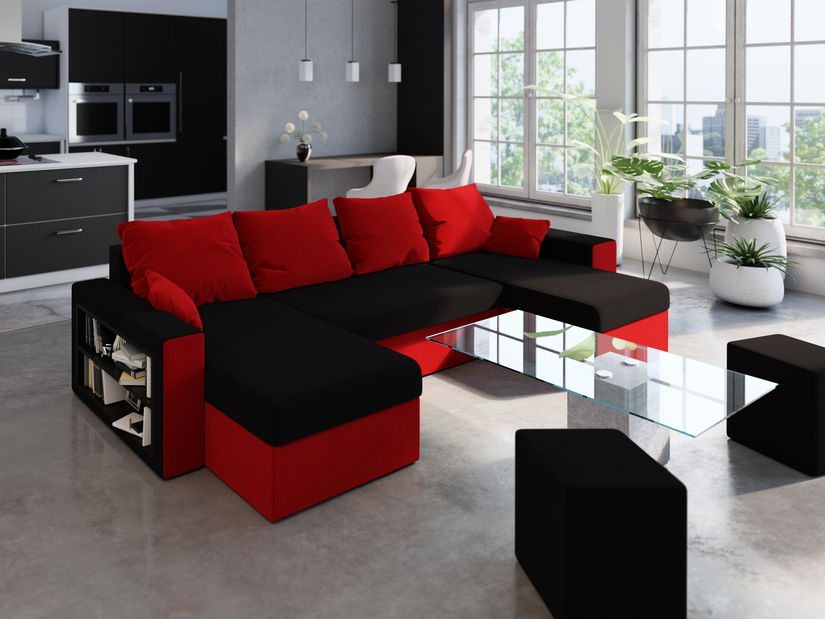 Colțar Baltimore (roșu + Negru)