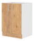 Alsó konyhaszekrény Sylrona 60 D 2F BB (lefkas tölgy + fehér)