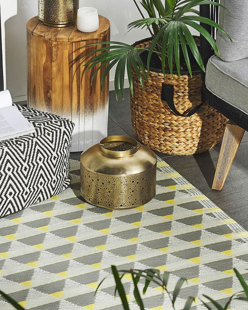 Koberec 120x180 cm HURSA (polypropylén) (sivá)