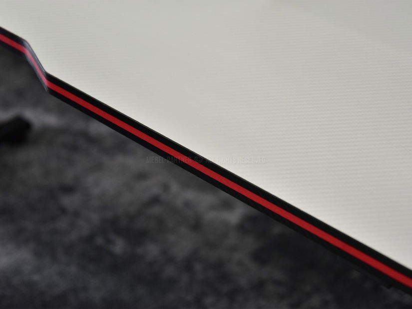 PC stolík Matts 140 (biela + čierna)