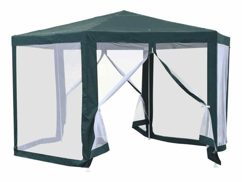 Kerti pavilon Rhoda (zöld + fehér)