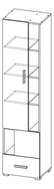 Polcos szekrény Kit 02
