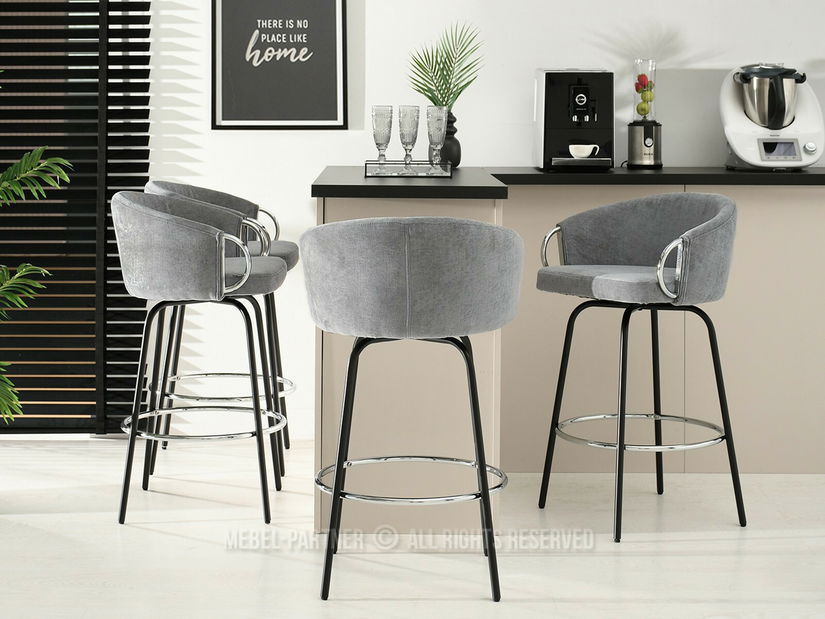 Barska stolica Clorax (siva + crna)