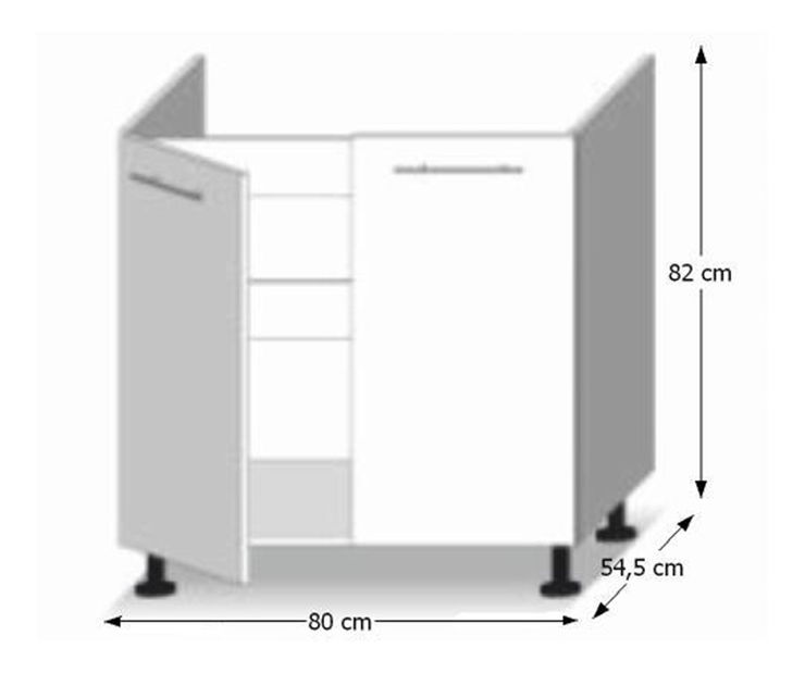 Alsó konyhaszekrény D80 ZL Lilouse