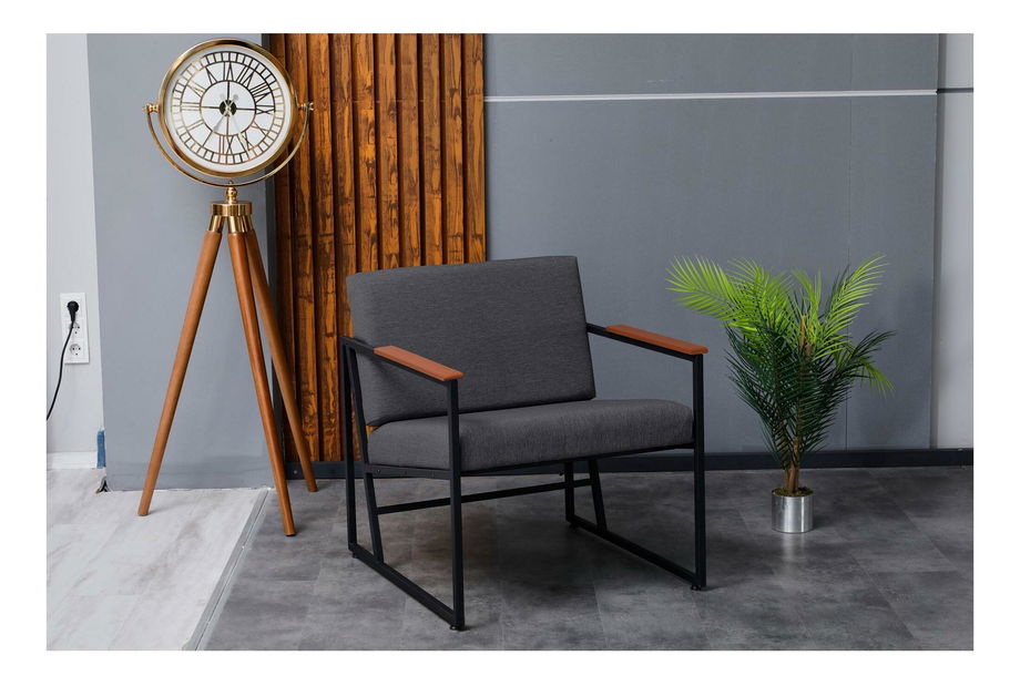 Fotelja Vantolazzo (dim + crna)