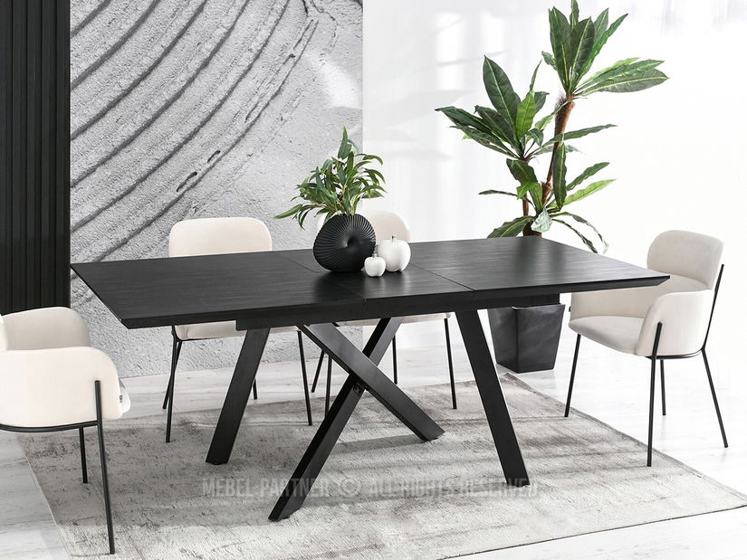 Masă de sufragerie Timmy (negru)