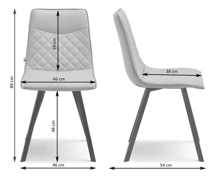 Szék Anda (bézs + fekete)