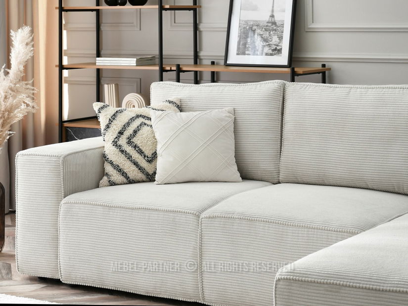 Sarokkanapé Cerebral (krém + fekete)