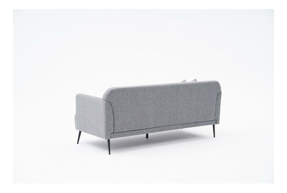 Háromszemélyes kanapé Revosatta (szürke + fekete)