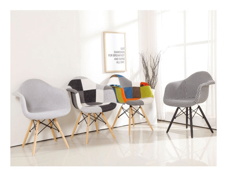 Fotoliu de design Dario 2 (gri + Fag)