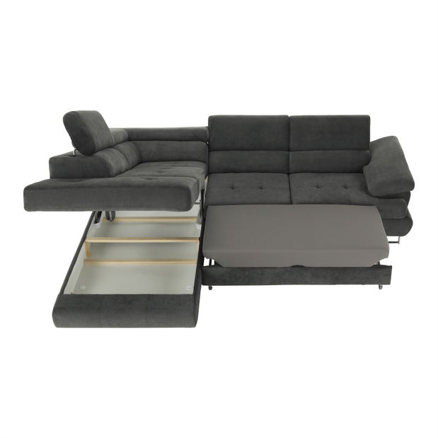 Rohová sedačka Bjorn R OTM-2F sivá (L)