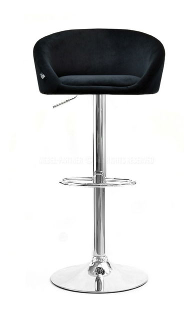 Stolička Hanzel (čierna + chrómová)