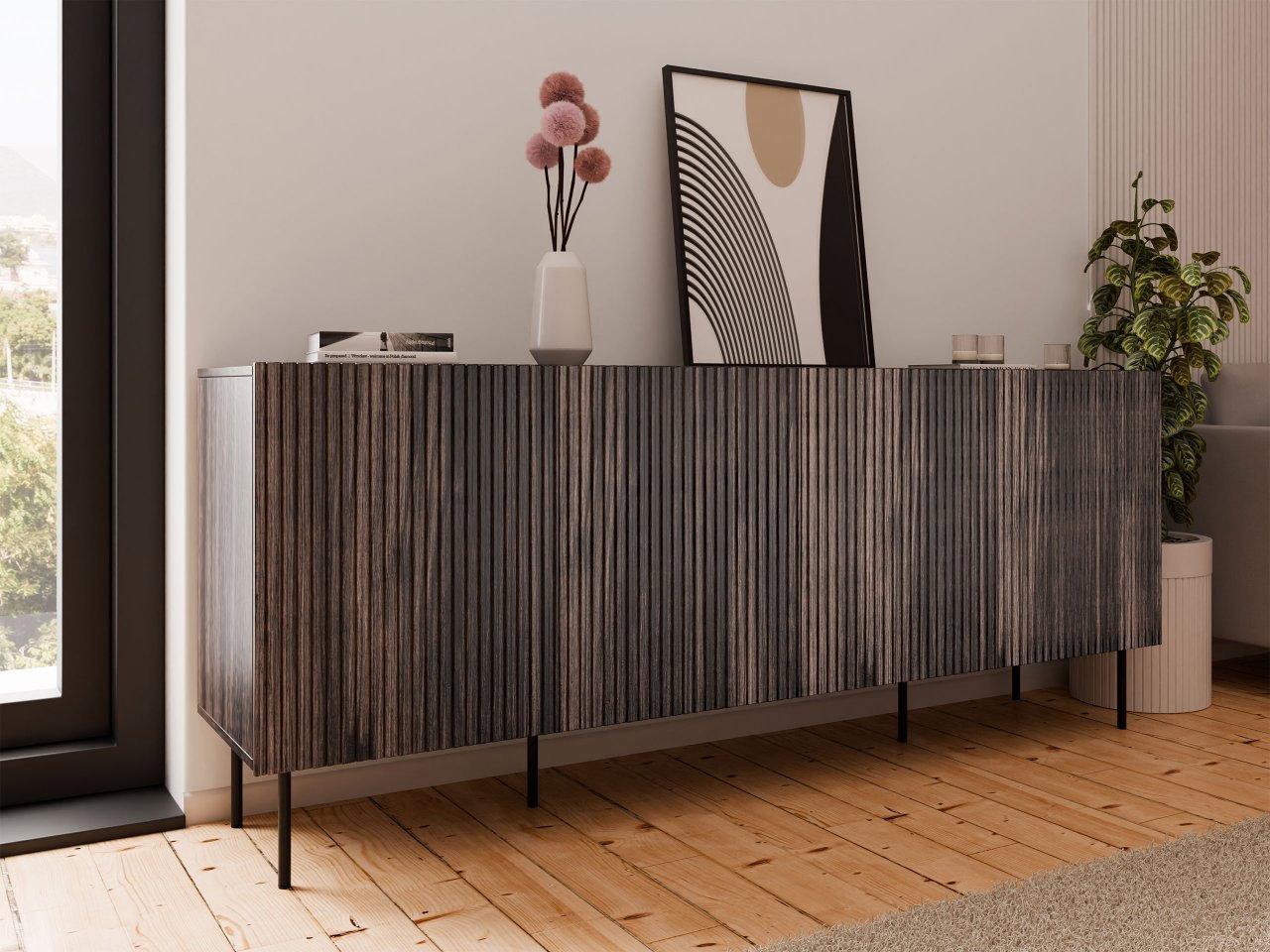 Komód Orlandio 4D (warmia dió)