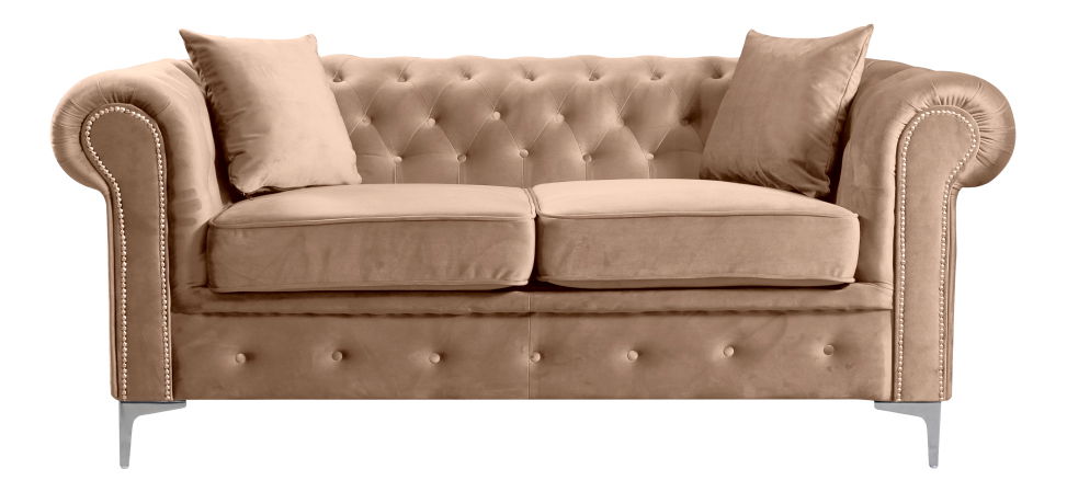 Canapea de lux cu două locuri Rikaro (velvet 28) 