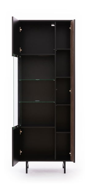 Vitrina Presto WIT70 (crna mat + captains deck)