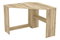 Rohový PC stolík Rhyno (dub sonoma)