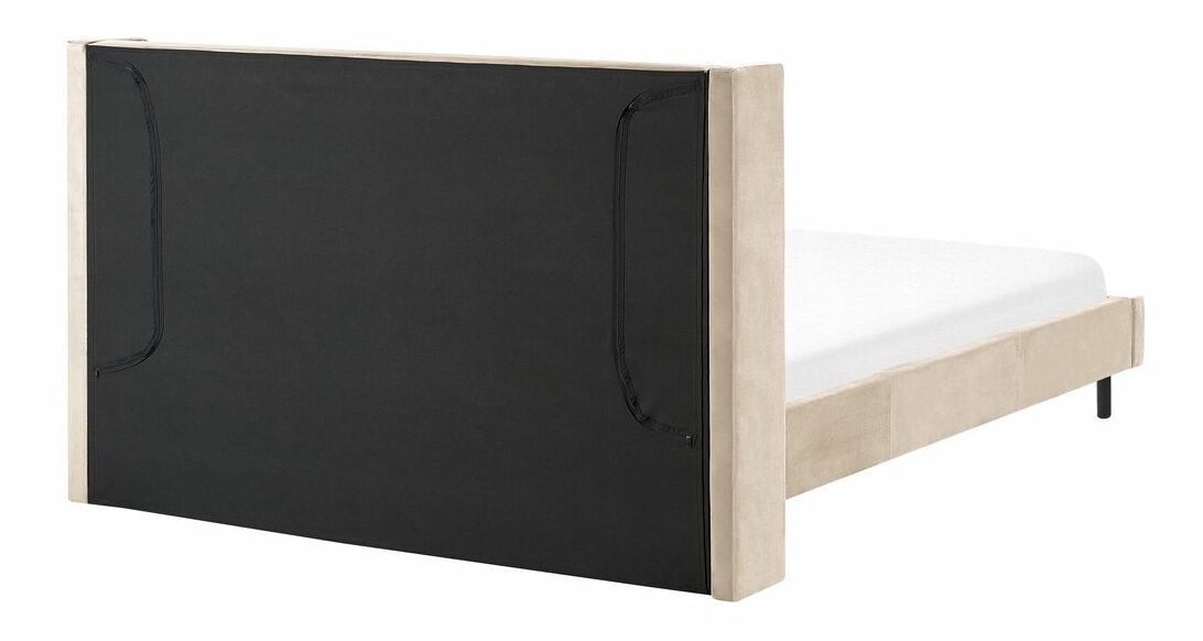 Franciaágy 200 cm Clinton Comfort (bézs) (ágyráccsal és matraccal, és tárolóhellyel)