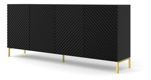 Skrinka Surfy 4D (čierna + čierna)