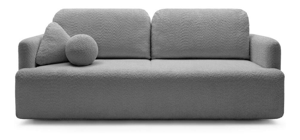 Canapea trei locuri Linaki (antracit + negru)