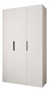 Dulap de haine 140 cm Carmela 50-4 (alb + Negru)
