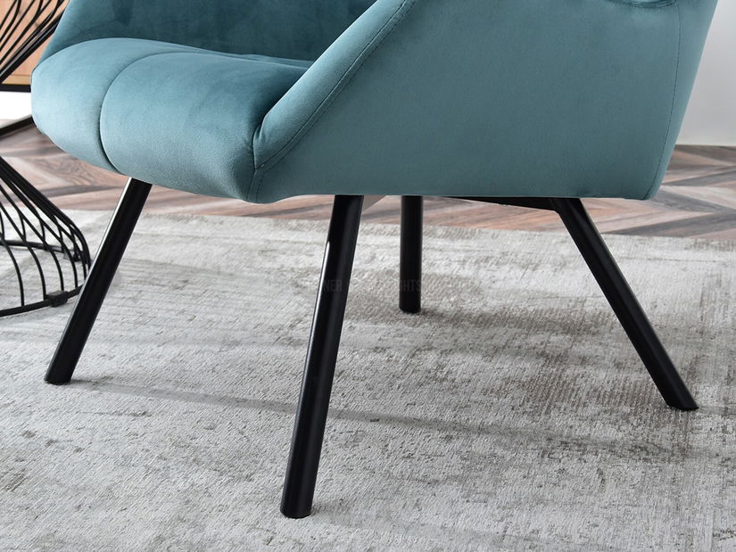 Relaxačné kreslo Norweien (čierna)