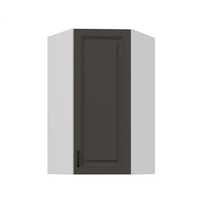 Horná rohová kuchynská skrinka Sheila 60 60 GN 108 1F 45 (korpus: biela + front: grafit)