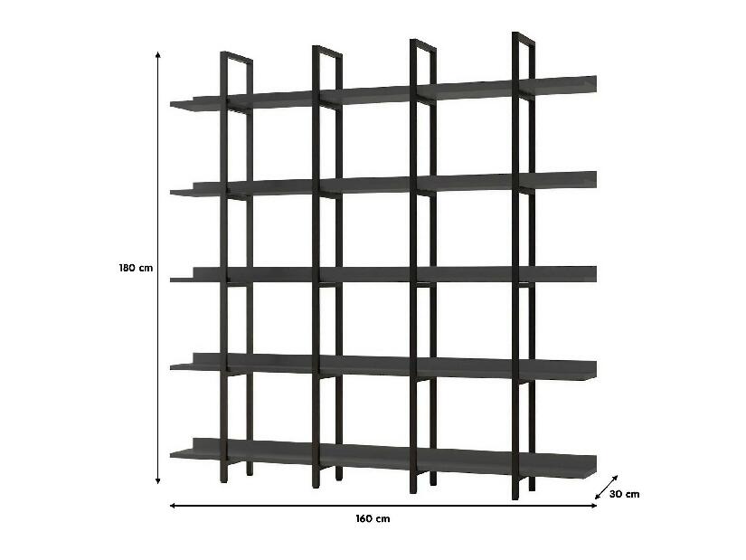 Raft Saduno 2 (negru) 