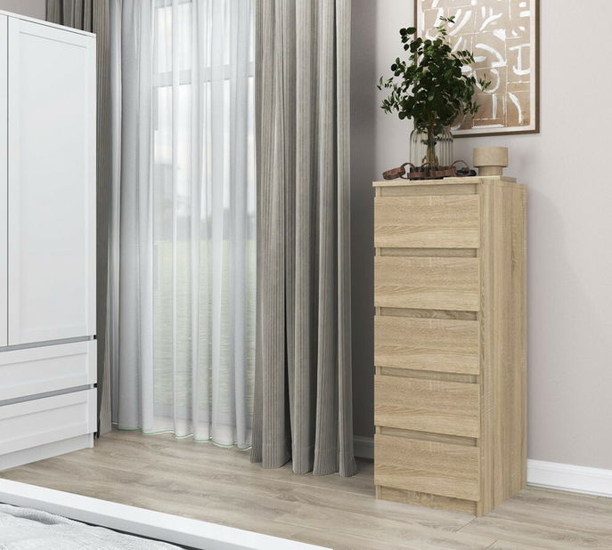 Komoda Musecalo 5 (dub sonoma)