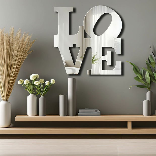 Zrkadlo Ozi 3 (strieborná )