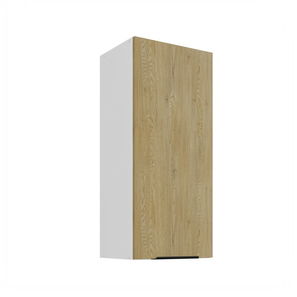Dulap superior de bucătărie Carminia 40 G-90 1F (stejar cremona + alb)