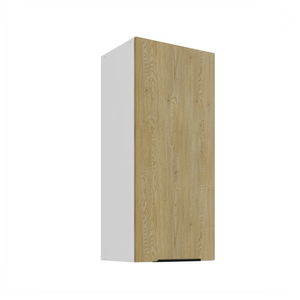 Dulap superior de bucătărie Carminia 40 G-90 1F (stejar cremona + alb)