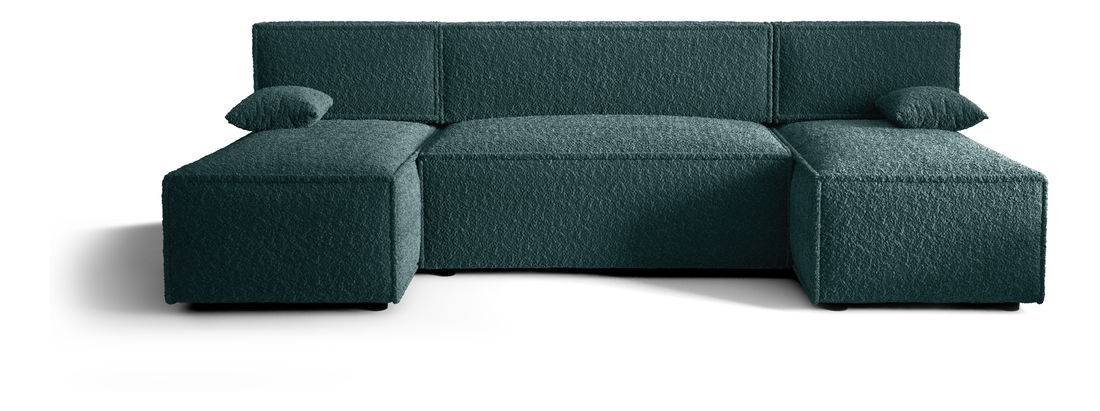 Rohová sedacia súprava U Mirage U Sed (tmavozelená)