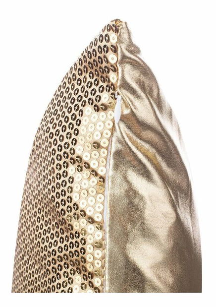 Set 2 buc. perne 45 x 45 cm ASTARA (poliester) (auriu)