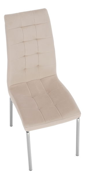 Scaun de sufragerie Harison NEW (bej + Crom)