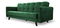 Canapeaua trei locuri Lisabona (Verde închis) 